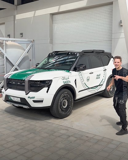 17M views · 288K reactions | This is the world's most futuristic Police car... The W Motors Ghiath Smart Patrol! Packed with some of the most advanced features from face and license plate recognition all the way to a built-in drone, the Ghiath | Supercar Blondie | Facebook