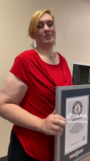 Houston resident @Lil Tanya breaks Guinness World record for having the world's largest feet for a living female. Herbert's right foot measures 13.03 inches and her left foot measures 12.79 inches. She wears a US women's size 18 shoe, or a US men's size 16. Click the link in our bio to learn more about Herbert. 🎥: Great Scenes Productions