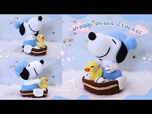 Snoopy Crochet Amigurumi Tutorial Part 1 | Step by Step | FREE PATTERN | How to Crochet Snoopy