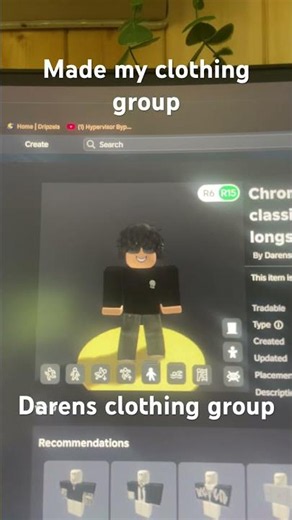 my roblox clothing group #shirts #roblox #clothing #group #designer
