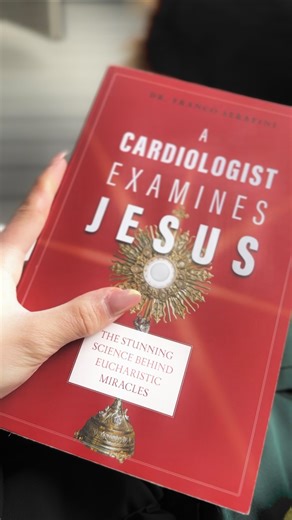 When I learned that the scientific studies done on Eucharistic Miracles use some of the same scientific methods in my career in Laboratory and Diagnostic medicine, it made me think of the Sacred Heart devotion. ❤️‍🔥 The 8th century Lanciano miracle showed human cardiac tissue of the myocardium, confirmed through microscopic and biochemical studies (Dr. Edoardo Linoli, 1971). The 1996 Buenos Aires miracle underwent histopathological examination that identified inflamed human heart tissue consist