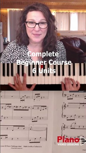 Learn to play piano - Complete beginner online course