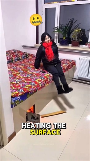 Why Chinese People Sleep On Top Of FIRE! 😱🔥#ChineseCulture #KangBed #AncientInventions