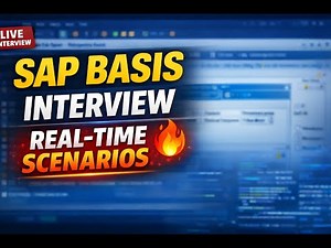 Top SAP BASIS Scenario-Based Interview Questions & Answers | Real-Time Explanation | SAP BASIS Admin