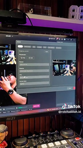 Cara Setting Webcam Jernih di TikTok Live Studio