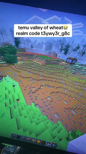 insane potato farm on thundercloud minecraft realm #minecraft