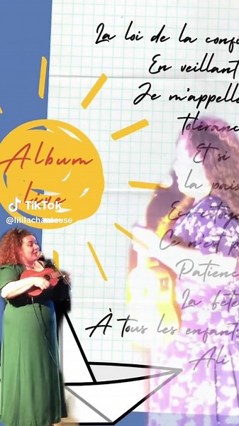 Lili la chanteuse, qui est-ce ? …mon premier clip est sorti ( retrouvez le lien YouTube dans la bio ) Il s’agit de « La Loi de la confiance en soi ». De quoi se gonfler à bloc pour la rentrée!!! Alors pour diffuser des good vibes et pour me donner un peu de force et de confiance, n’hésitez pas à le partager autour de vous (sur vos profils, en privé ect … )…. Et pour vous procurer mon premier album : « à tous les enfants » c’est très simple … Cet album est sous forme de carte de téléchargement av