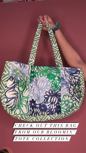 Learn how to make this adorable bag with our Bloomin’ Tote collection! Bag designs and collections are currently 45% off on our website, so snag this one today until 6/11 for a discount! 😎 #Machinembroidery #sewing #stitching #diy #AnitaGoodesign | Anita Goodesign