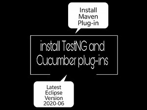 Installing TestNG and Cucumber Plugins in Eclipse (all versions)