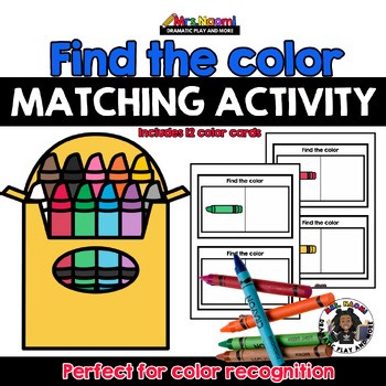 Color Matching Cards for Preschool Centers