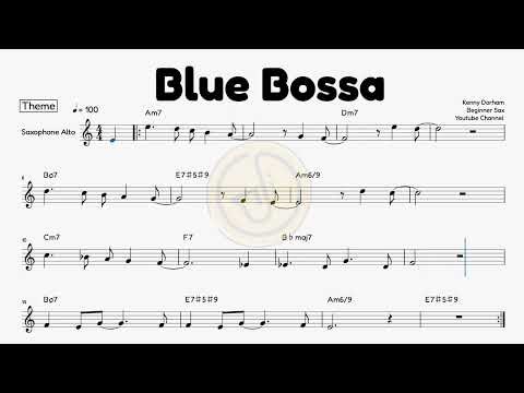 Blue Bossa - Alto Sax Song for Beginners