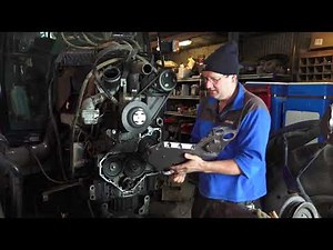 Perkins Engine 1000 series timing cover and seal fitting, Massey Ferguson Tractor