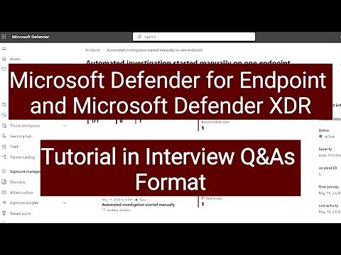 Microsoft Defender for Endpoint Tutorial | Microsoft Defender for Endpoint Interview Questions | MDE