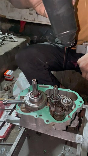 Hero splendor plus bs6 timing chain fitting GS auto Service #shortvideo #mechancial #bike #