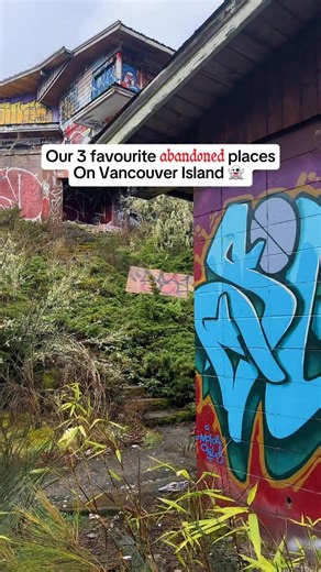 Comment “GUIDE” for our Complete Vancouver Island Guide with over 320 things to do, 10 itineraries and all the best spots so you don’t miss a thing! 🤗🗺️ Happy Halloween 👻 I’ve had a fascination with abandoned places for as long as I can remember. We’ve managed to find quite a few on Vancouver Island, and these three are our favourites! If you’re interested in visiting them, a quick Google search will give more important information and accurate directions. ⚠️ These structures are not maintain