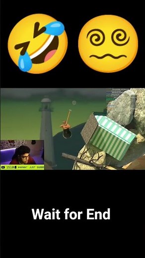 getting over it is frustration game 🤬 #shorts #gettingoverit #viral