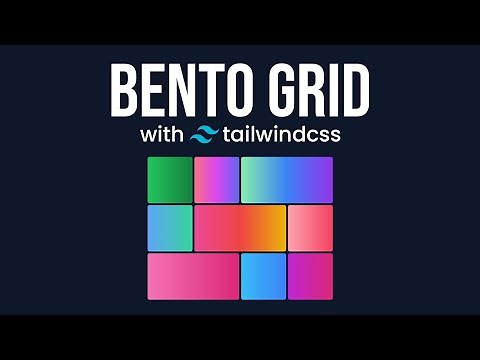 Create a Bento Grid using React & Tailwind in 10 Minutes