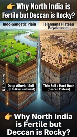 1 Meter of Soil vs. 6000 Meters: Why Deccan Farming is Harder! 🚜 #appsc#upsc #tgpsc #ias #podcast