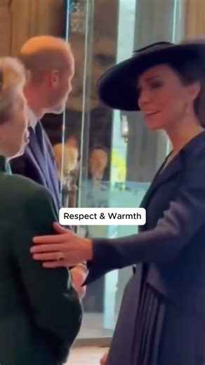 A Respectful Moment Between Catherine and Anne