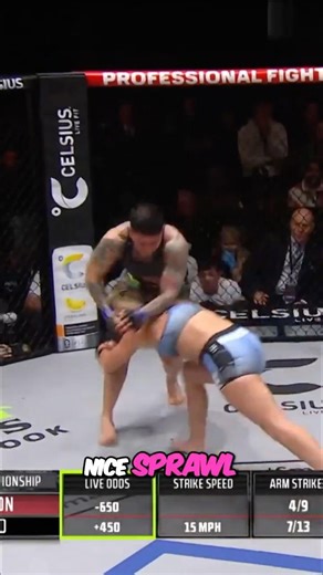 Must See EPIC Fight: Pacheco DOMINATES Kayla Harrison! #shorts
