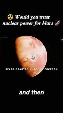 ☢️ NASA’s nuclear reactor is changing how we reach Mars 🚀 #universe #space #spacedocumentary #nasa