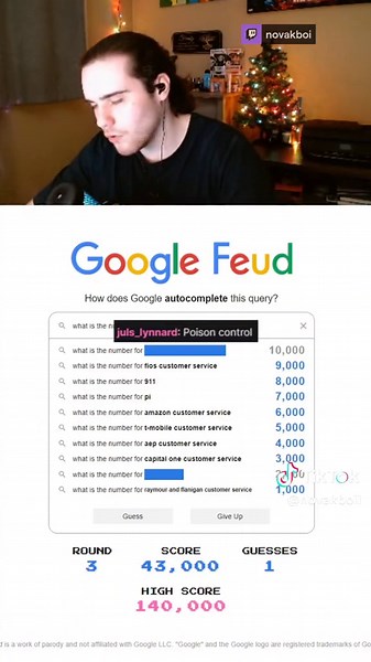 Google Feud Answers: Ha Ha Ha Pie, Sad Emergencies, Amazon Customer Service