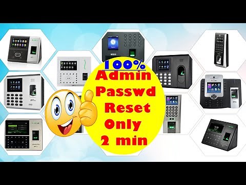 How To Reset Admin Password | Any Biometrics Device | Only 2 Minutes | 100% Guarantee |