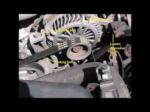 Subaru Outback 2008 Alternator Belt adjustment