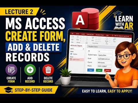 lecture 2: create form, add & delete records