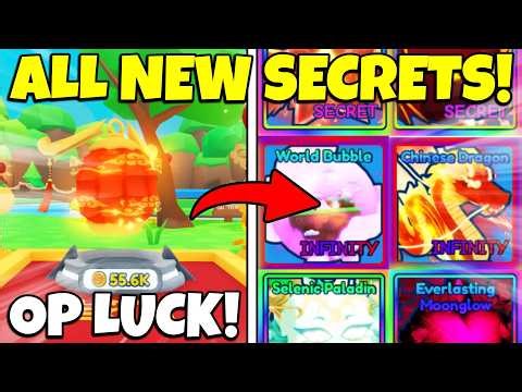 HOW TO HATCH ALL NEW LUNAR SECRETS IN BUBBLE GUM SIMULATOR INFINITY! | BGSI