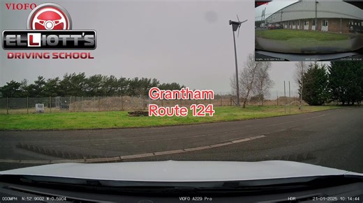 Grantham driving test route 124