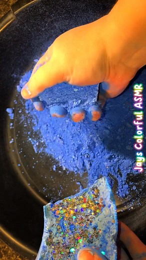 Neon Blue Moon. 💙🌙🟦 #jayscolorfulasmr | Jays Colorful ASMR