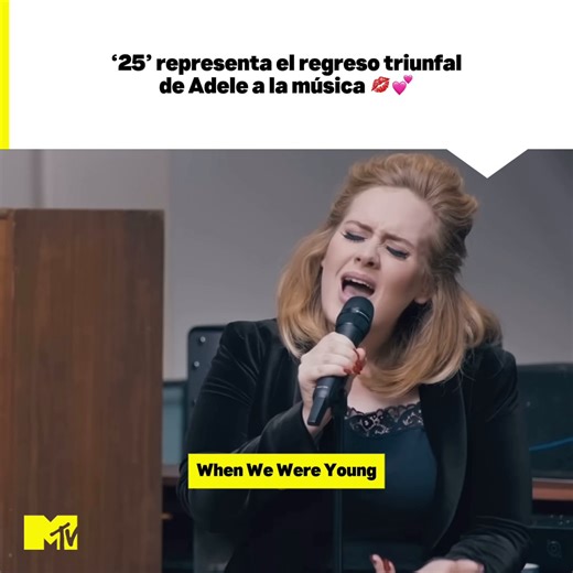 🖤🎙️ Esta semana se cumplen 10 años de “25”, el álbum con el que nuestra queridísima Adele nos hizo llorar, sanar y gritar “hello from the other side” cada vez que suena. Estas son las 5 canciones que más nos siguen marcando una década después. 💔 #MTVMúsica #Adele #Hello | MTVLA