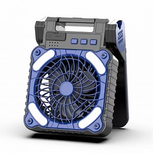 [Hot Item] Rechargeable Portable Solar Camping Fan with Battery Power