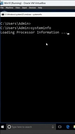 "Systeminfo" command - Find System information (hardware & software). #shorts #shortsfeed