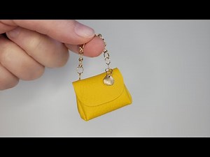 DIY Miniature Summer Bag | Barbie Doll Handbag | How to make Barbie clothes