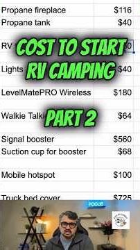 Complete RV Setup Breakdown and Cost - Part 2 #rvlife #camping #gear