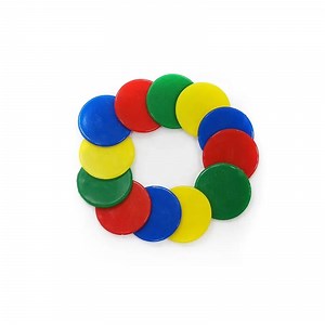 [Hot Item] Math Puzzle Educational Kids Toys Colorful Round Counting Chips