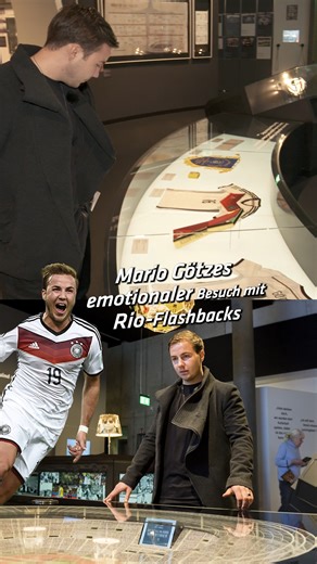 Deutsches Fußballmuseum on Instagram: "Als Mario Götze 2017 unser Museum besucht hat, stand ein ganz besonderer Augenblick im Mittelpunkt. Sein entscheidendes Tor im WM-Finale von Rio 2014. Der Schuh, das Trikot, die Emotionen. All das wurde für ihn wieder greifbar. 📖 Ein Tor, das Geschichte schrieb Manche Szenen bleiben für immer. Mario Götzes Treffer im Finale von Rio ist so ein Moment. Im Museum wird er nicht nur durch Exponate greifbar, sondern durch die Erinnerungen, die er bei Millionen a