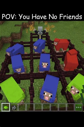 POV: You Have No Friends | Minecraft Moment