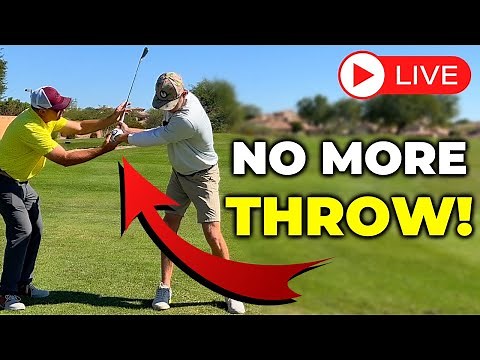 Golf Lesson: Correcting A Throw From The Top Of The Backswing (LIVE)