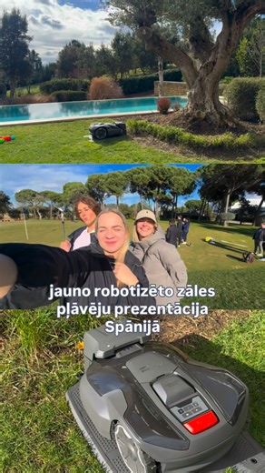 Elizabete Valujeva 🥑 Veselība & receptes on Instagram: "Gudrāka zāliena kopšana sākas šeit - ar HUSQVARNA - zīmolu ar 300 gadu vēsturi un PIRMAJIEM, kas ieviesa robotizētos zāles pļāvējus. Šīs dienas man ir iespēja iepazīt jaunos Husqvarna Automower®️ robotizētos zāles pļāvējus un tā kā man pašai jau ir cits Husqvarna robotiņš, šis man ir ļoooti interesanti! Pavasaris nāk un atkal man būs iespēja to likt lietā, lai padarītu savu dārzu skaistu un sakoptu. Jaunās paaudzes Husqvarna Automower®️ ro
