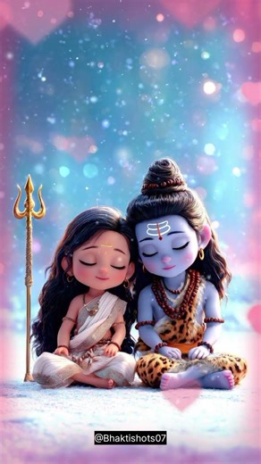 shiv-shakti 🔱❣️#lordshiva #shivparvati #parvati #bholenath #shortsfeed #shivshakti #love #ytshorts