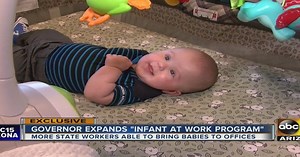 More State employees can bring newborns to work