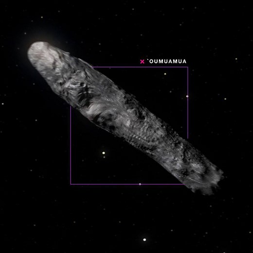 1.1M views · 7.4K reactions | The first interstellar asteroid we've ever seen looks really bizarre. | Verge Science | Facebook