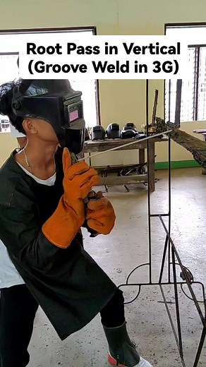 86K views · 1K reactions | Root Pass in 3G (Groove Weld in Vertical Position) feel free to give some helpful tips to improve his performance. We will take your comment constructively #welding #stickwelding #SMAW #smawncI #SMAWNCII #studentweldor #practicetime #welder #welderlife #reelsfb #fbreelsfypシ゚viral #trendingreels #trendingreelsfb #everyone @followers | Ryan Joseph Ecalnir | Facebook