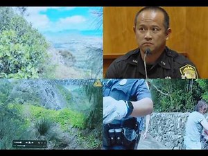 Body-Cam Video Shows Police Search Hawaii Hiking Trail For Attempted Murder Evidence