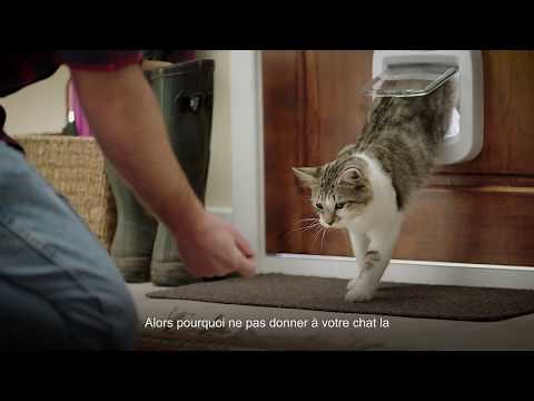 Nous vous présentons la Chatière avec puce électronique PetSafe®