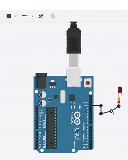 Flashing Fun: Creating an LED Blinking Project on Tinkercad! | Circuit Designing | Kids Robotics