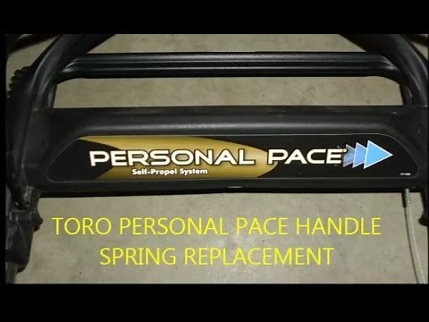 Toro Personal Pace Handle Spring Replacement